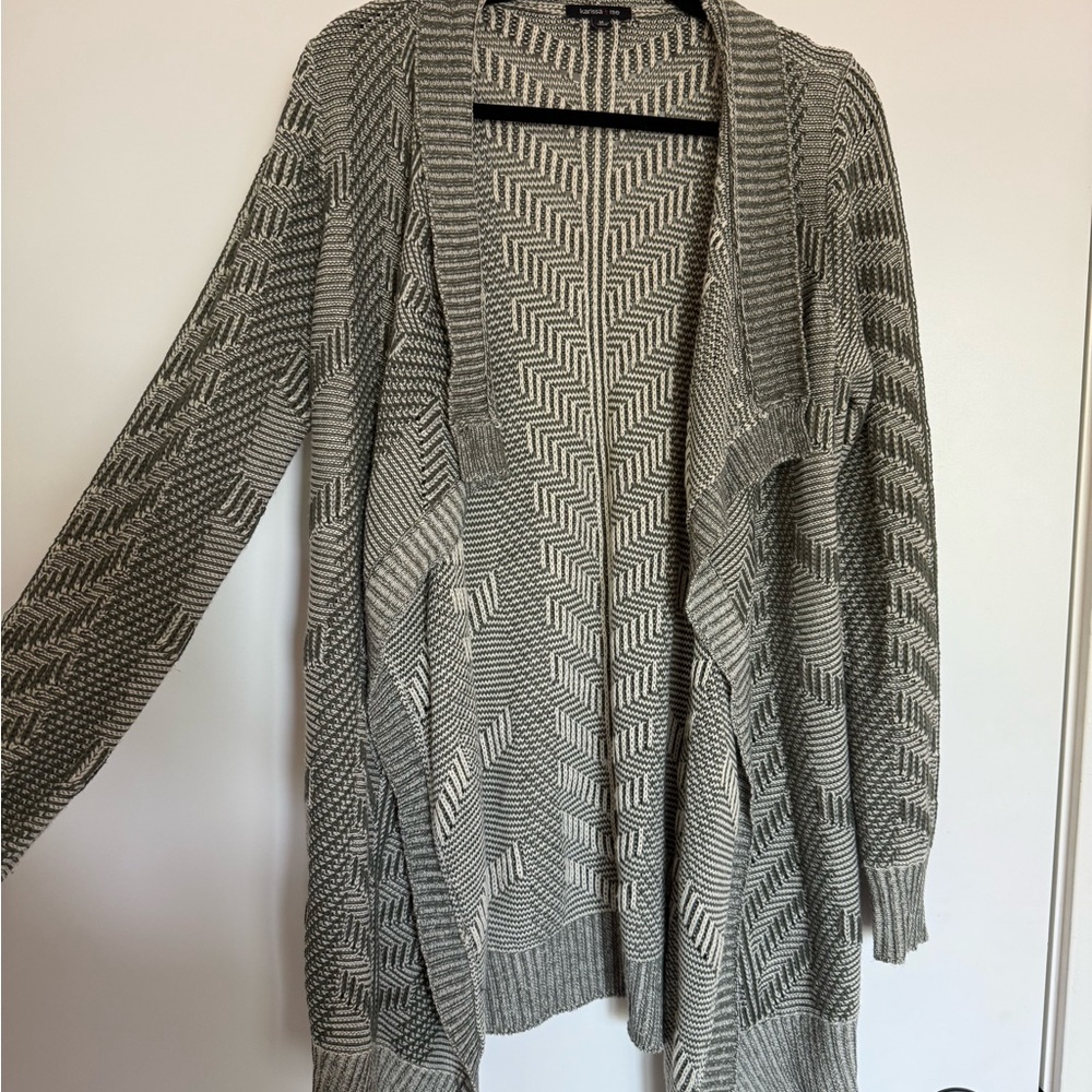 Green Patterned Women's Sweater